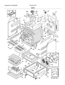 Body parts for Frigidaire Range FPEH3077RFG from AppliancePartsPros.com