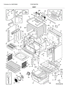 Body parts for Frigidaire Range FGGF3685TSB from AppliancePartsPros.com