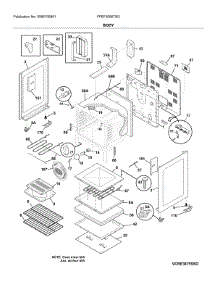 Body parts for Frigidaire Range FFEF3056TSG from AppliancePartsPros.com