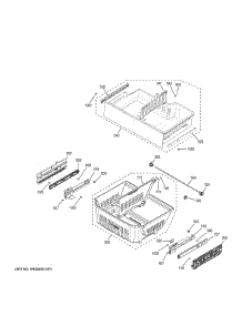 Freezer Shelves parts for Ge Refrigerator PFE28KBLFTS from AppliancePartsPros.com