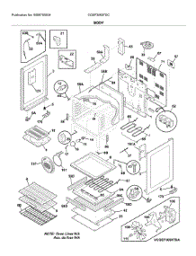 Body parts for Frigidaire Range CGEF3059TDC from AppliancePartsPros.com