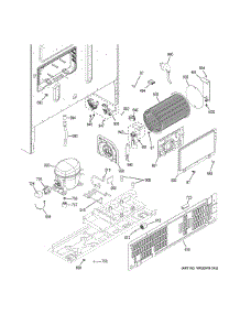 Machine Compartment parts for Ge Refrigerator GFD28GBLBTS from AppliancePartsPros.com