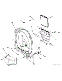 Front Roller Support parts for Ge Dryer GTD81GSSJ1WS from AppliancePartsPros.com