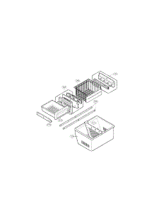 Freezer Parts parts for Lg Refrigerator LRFD25850TT/00 from AppliancePartsPros.com