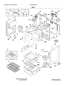 Body parts for Frigidaire Range FFGH3054USA from AppliancePartsPros.com