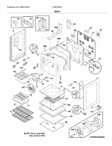 Body parts for Frigidaire Range FGEF3036TWE from AppliancePartsPros.com
