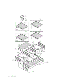Refrigerator Parts parts for Lg Refrigerator LFC25770SW/00 from AppliancePartsPros.com