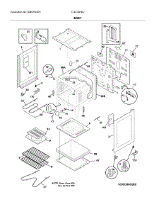 Body parts for Frigidaire Range FFEF3016UWA from AppliancePartsPros.com