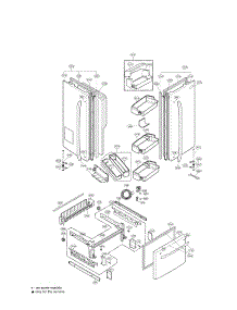 Door Parts parts for Lg Refrigerator LFX25980ST/01 from AppliancePartsPros.com