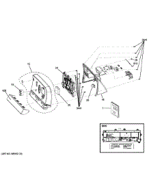 Control Panel parts for Ge Dryer GTD81GSSJ0WS from AppliancePartsPros.com