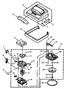 Nozzle And Motor Assembly parts for Kenmore Vacuum 860.39886080 (86039886080, 860 39886080) from AppliancePartsPros.com