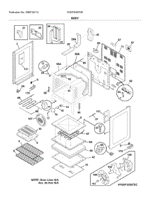 Body parts for Frigidaire Range FGEF3036TDE from AppliancePartsPros.com