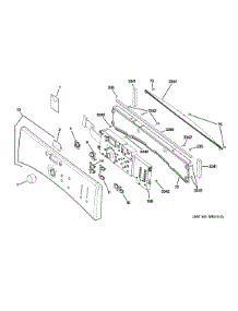 Control Panel parts for Ge Dryer GFDN120ED3WW from AppliancePartsPros.com