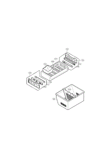 Freezer Parts parts for Lg Refrigerator LFX25950TT/00 from AppliancePartsPros.com