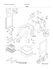 Body parts for Frigidaire Range LFEF3052TFD from AppliancePartsPros.com