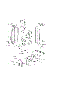 Door Parts parts for Lg Refrigerator LFX28968SB/00 from AppliancePartsPros.com