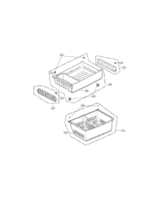 Freezer Parts parts for Lg Refrigerator LFX28968SB/00 from AppliancePartsPros.com