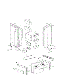 Door Parts parts for Lg Refrigerator LFX28968SW/00 from AppliancePartsPros.com