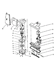 Nozzle And Motor Assembly parts for Kenmore Vacuum 20862461.80 from AppliancePartsPros.com