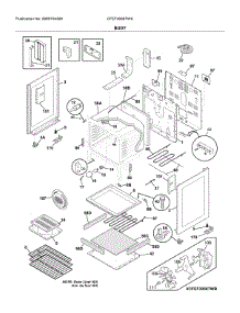 Body parts for Frigidaire Range CFEF3056TWC from AppliancePartsPros.com