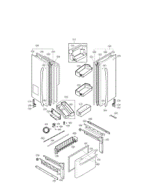 Door Parts parts for Lg Refrigerator LFX25975SW/02 from AppliancePartsPros.com