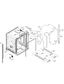 Cabinet Assy parts for Kenmore Dishwasher 630.13913012 (63013913012, 630 13913012) from AppliancePartsPros.com