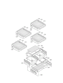 Refrigerator Parts parts for Lg Refrigerator LFX25974SW/01 from AppliancePartsPros.com