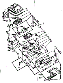 Nozzle And Motor Assembly parts for Kenmore Vacuum 116.32970 (11632970, 116 32970) from AppliancePartsPros.com