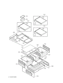 Refrigerator Parts parts for Lg Refrigerator LMX25981SW/00 from AppliancePartsPros.com