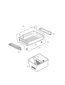 Freezer Parts parts for Lg Refrigerator LFX25974SW/00 from AppliancePartsPros.com