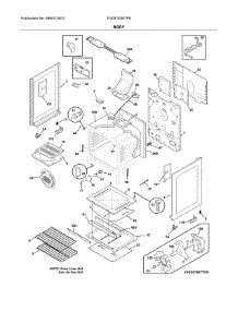 Body parts for Frigidaire Range FGGF3036TFB from AppliancePartsPros.com