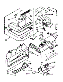 Nozzle And Motor parts for Kenmore Vacuum 116.3481291 (1163481291, 116 3481291) from AppliancePartsPros.com