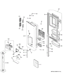 Dispenser Door parts for Ge Refrigerator GFE26JBMAFTS from AppliancePartsPros.com