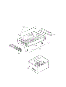Freezer Parts parts for Lg Refrigerator LFX25974SB/01 from AppliancePartsPros.com
