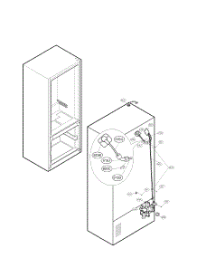 Valve And Water Parts parts for Lg Refrigerator LFX25976SW/00 from AppliancePartsPros.com