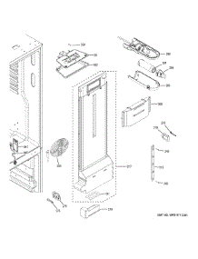Fresh Food Section parts for Ge Refrigerator GNE27JMMAFES from AppliancePartsPros.com