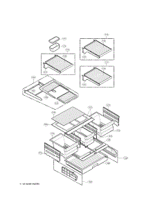 Refrigerator Parts parts for Lg Refrigerator LMX25981ST/00 from AppliancePartsPros.com