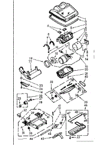 Vacuum Cleaner Parts parts for Kenmore Vacuum 116.30951 (11630951, 116 30951) from AppliancePartsPros.com