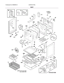 Body parts for Frigidaire Range CGEF3037TWC from AppliancePartsPros.com
