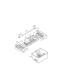 Freezer Parts parts for Lg Refrigerator LFX25975SW/03 from AppliancePartsPros.com