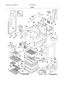 Body parts for Frigidaire Range CPEF3081MFE from AppliancePartsPros.com
