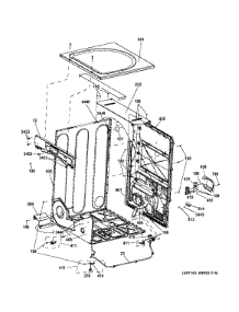 Cabinet & Top Panel parts for Ge Dryer GFDS175EH0DG from AppliancePartsPros.com