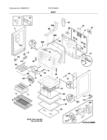 Body parts for Frigidaire Range FFEF3024RSC from AppliancePartsPros.com