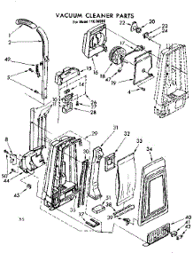 Dust Collector Assembly parts for Kenmore Vacuum 116.38980 (11638980, 116 38980) from AppliancePartsPros.com