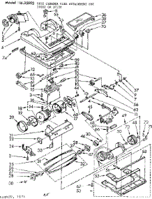 Nozzle And Motor Assembly parts for Kenmore Vacuum 116.35992 (11635992, 116 35992) from AppliancePartsPros.com