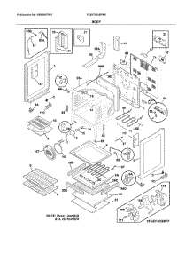 Body parts for Frigidaire Range FGEF3058RFE from AppliancePartsPros.com