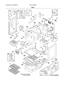 Body parts for Frigidaire Range FGEF3058RWE from AppliancePartsPros.com