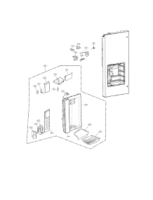 Dispenser Parts parts for Lg Refrigerator LFX28968ST/03 from AppliancePartsPros.com