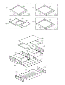 Refrigerator Parts parts for Lg Refrigerator LFXS24623S/01 from AppliancePartsPros.com