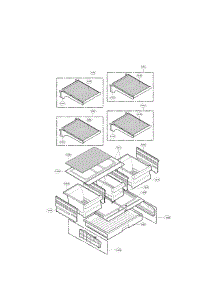 Refrigerator Parts parts for Lg Refrigerator LFC25776ST/01 from AppliancePartsPros.com